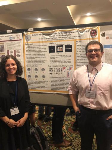 Adriana with João at his poster presentation at ISDP