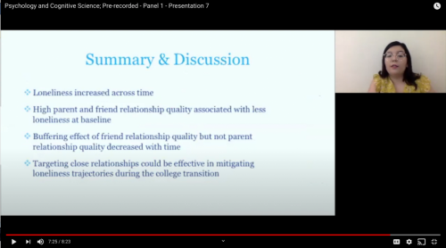 Maria Calderon presenting at UCLA's URW